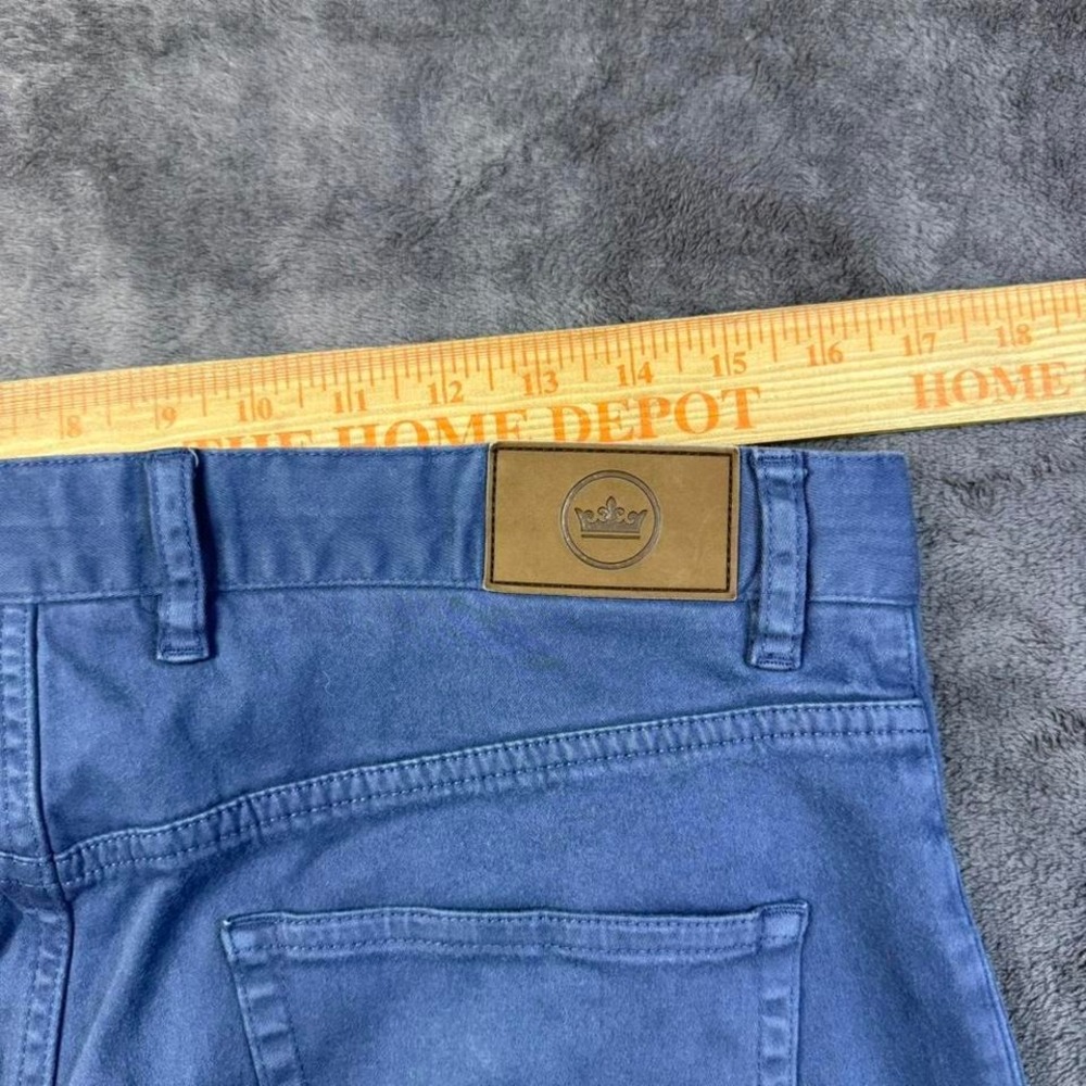 Peter Millar Blue Five Pocket Straight Leg Pants Size 33 chino pants - Picture 6 of 8